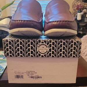 Driver Club USA Men's Burgundy Loafers